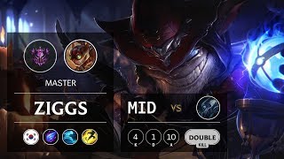 Ziggs Mid vs Lissandra - KR Master Patch 9.12