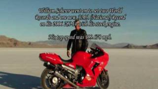 William Scherer's ZX-14 sets new World Speed Records at Bonneville (in class)