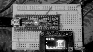 Maple Mini with DMA ADC and SPI OLED display