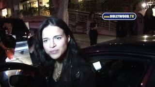 Michelle Rodriguez Talks Pot, & WAITING FOR SUPERMAN @Madeo