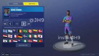 ALL NEW FORTNITE SOCCER SKINS LEAKED, (31 CUSTOMIZABLE SKINS IN ONE!)