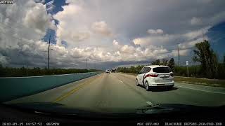 White Pickup Losing Load NB US1 in Keys
