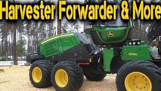 John Deere 1170G | NEW 8 Wheel Harvester | Walkaround | Elmia Wood 2017