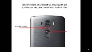 Hard Reset LG G3 CAT 6