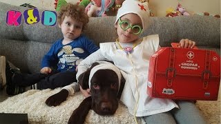 Вызов врача на дом Лечим лабрадора Йоши Doctor House Call Treat Labrador Yoshi