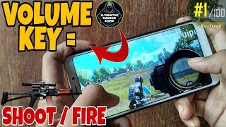 How To Use VOLUME KEY As SHOOT/FIRE Button in PUBG Mobile 0.7.0 Global
