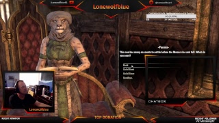 ESO - New Character Creation - Argonian DK Tank - PC NA - Part 4
