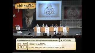 EHLİBEYT SEMPOZYUMU HÜSEYİN AKBAL