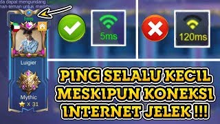 CARA AGAR SINYAL STABIL 5ms!! AUTO LANCAR JAYA - Ganti ke SERVER RAHASIA! | Mobile legends