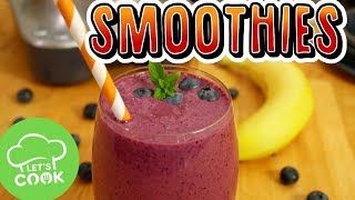 Smoothies selber machen | 3 EINFACHE Smoothie Rezepte | Wenige Zutaten