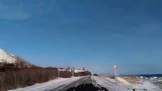 Балаганное - Магадан 26.02.17 (timelapse)