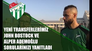 Yeni Transferlerimiz John Bostock ve Alper Ademoğlu Sorularımızı Yanıtladı