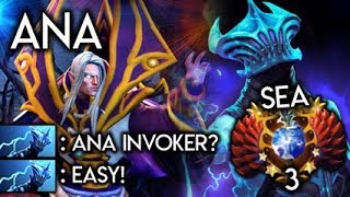 Ana Invoker destroyed by TOP 3 SEA Razor God Hard Midlane Dota 2