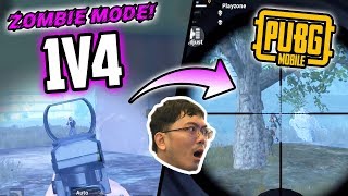 1v4 IN THE FINAL CIRCLE AND THIS HAPPENS!! (NEW ZOMBIE MODE GAMEPLAY!) - PUBG MOBILE UPDATE 0.11.0!