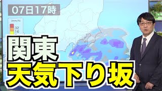 関東は天気下り坂 午後は雨の範囲が拡大