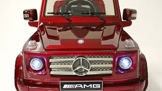 Mercedes G AMG Liszensz, puha kerekek, 12V, 2 X MOTOR