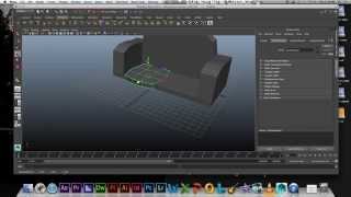 LIVE LESSON - Maya 3D Modeling Tutorial - Modelling a Basic Sofa