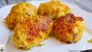 МЯСНЫЕ РУЛЕТИКИ в картофельной корочке