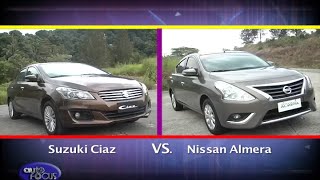 Nissan Almera VS Suzuki Ciaz -  Head 2 Head