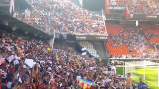 Himno Curva Inicio Partido Valencia - Atlético