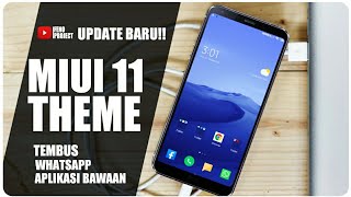 Tema Xiaomi (MIUI 11) Update Terbaru Tembus WHATSAPP Dan Aplikasi Bawaan #Eps1