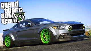 РЕАЛЬНАЯ ЖИЗНЬ В GTA 5 - ОПАСНЫЙ УГОН FORD MUSTANG GT!