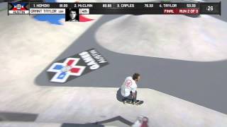 Taylor wins Skateboard Park silver