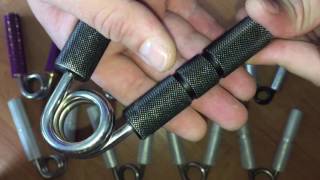 Сравнение эспандеров COC, FOH, GHP, Robert Baraban, ХВАТ, Ермак, Atomgripz 24k Gold Knurled