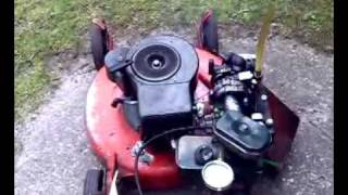 Rasenmäher mit Garrett GT12 Turbolader
