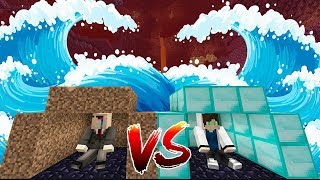 НУБ И ПРО VS ЦУНАМИ В АДУ !ЦУНАМ ИЗ ВОДЫ! КАК ВЫЖИТЬ НУБУ В МАЙНКРАФТЕ! ТРОЛЛИНГ МУЛЬТИК БУНКЕР