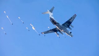 Более 1500 военнослужащих совершили прыжки с парашютом под Костромой