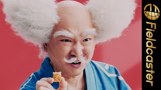 まいたち山内が特殊メイクで仙人のような風貌に！湖池屋