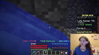 trying to get full wise dragon armor! hypixel skyblock