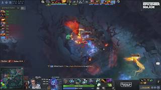 Ваншот рошана от Миракла.Miracle- one shot roshan.Epicenter Grand Final, Game 4(RU)