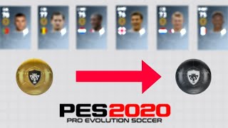 GOLD TO BLACK Balls Upgrades in PES 2020 Mobile