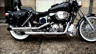 Honda Black Widow 750c with COBRA Exhaust