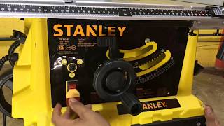 Unboxing  sierra ESTANLEY DE MESA / stanley table saw