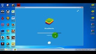 Bluestacks installing, Root with Bluestacks Easy and Lucky Patcher