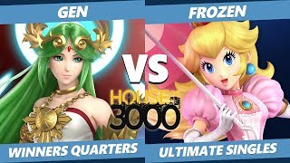 Smash Ultimate Tournament - Gen (Palutena) Vs. Frozen (Peach) SSBU Xeno 197 Winners Quarters