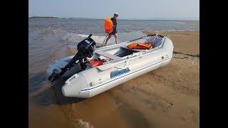 Лодка ПВХ Stormline Heavy Duty AIR LIGHT 340,Покатушки под 5000 мостом.