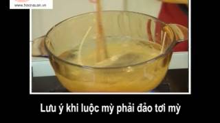 Cách làm một số món Mỳ Ý - nguyên liệu và sơ chế