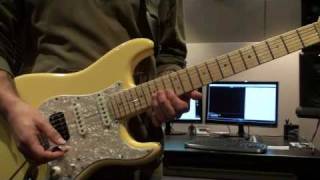 Stevie Ray Vaughan style blues bending licks part 1