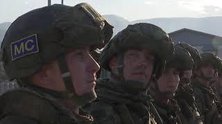 Несение службы российскими миротворцами в Нагорном Карабахе