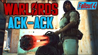 Fallout 4 WARLORDS - Epic Boss Mod - Turning Unique Named NPCs into BADASS BOSSES - Ack Ack Fight