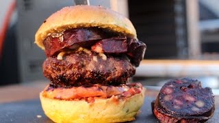 BLACK PUDDING BURGER - deutsches Grill- und BBQ-Rezept - 0815BBQ