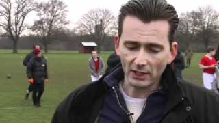 On set with the BBC's new film United