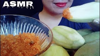 ASMR SOUR MANGO (EXTREMELY CRUNCHY EATING SOUNDS) NO TALKING | SOUR FRUITS