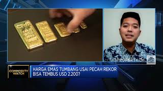 Harga Emas Sempat Pecah Rekor, Masih Bisa Tembus USD 2.200/Oz?