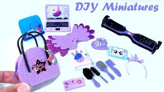 DIY My Little Pony Miniatures - Zippered Purse, Beauty Products, Easy Hoverboard, & More