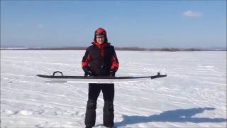 Зимний виндсёрфинг в Самаре. http://snowsurfing.ru